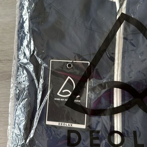 Deolax Performance Quarter Zip Pullover Navy Blue M NWT IN PACKAGE - Picture 5 of 6